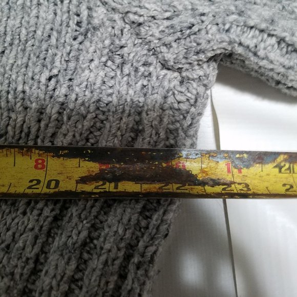 Woolrich Woolen Mills gray wool blend sweater men's size large 13039 - Picture 9 of 9